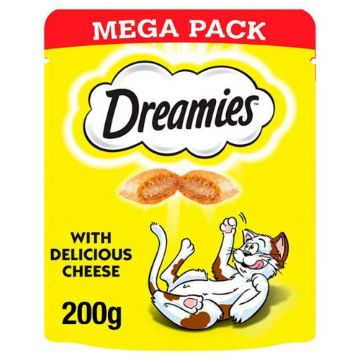 Picture of Dreamies Cat Treats Megapack - Cheese 200g x 6