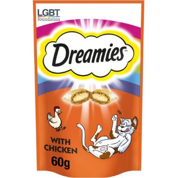 Picture of Dreamies Cat Treats Chicken 60g x 8