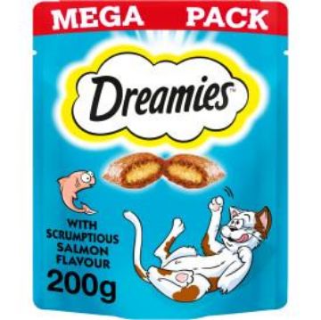 Picture of Dreamies Cat Treats Megapack - Salmon 200g x 6