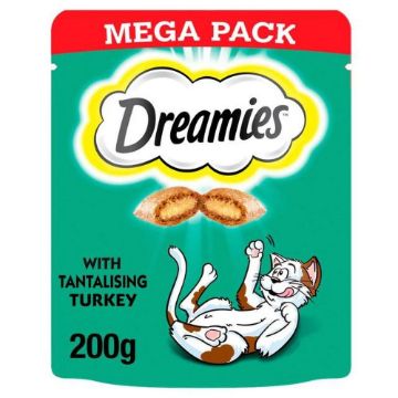 Picture of Dreamies Cat Treats Megapack - Turkey 200g x 6