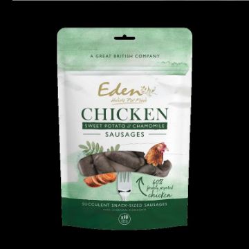 Picture of Eden Chicken, Sweet Potato & Chamomile Small Sausages 10pc x 1