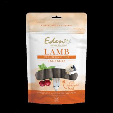 Picture of Eden Lamb, Cranberry & Mint Large Sausages 5pc x 1