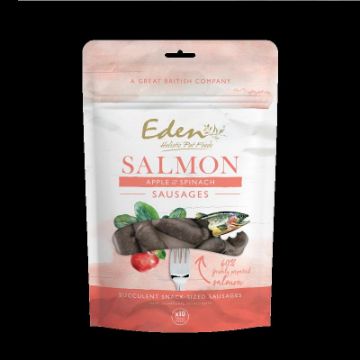 Picture of Eden Salmon, Apple & Spinach Small Sausages 10pc x 1