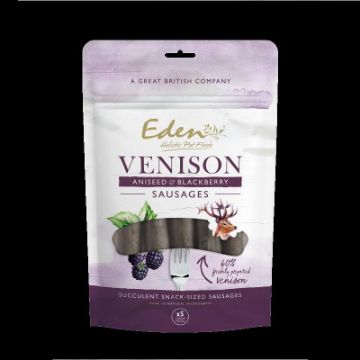 Picture of Eden Venison, Aniseed & Blackberry Large Sausages 5pc x 1