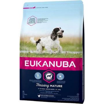 Picture of Eukanuba Thriving Mature Medium Breed Chicken 12kg