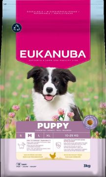 Picture of Eukanuba Puppy Medium Breed Chicken 3kg