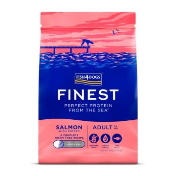 Picture of Fish4Dogs Finest Adult Salmon Large Kibble 1.5kg (NEW)