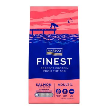 Picture of Fish4Dogs Finest Adult Salmon Large Kibble 12kg (NEW)