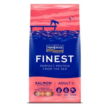 Picture of Fish4Dogs Finest Adult Salmon Small Kibble 12kg (NEW)