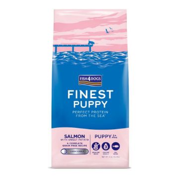 Picture of * Fish4Dogs Finest Puppy Salmon & Sweet Potato Large Kibble 6kg