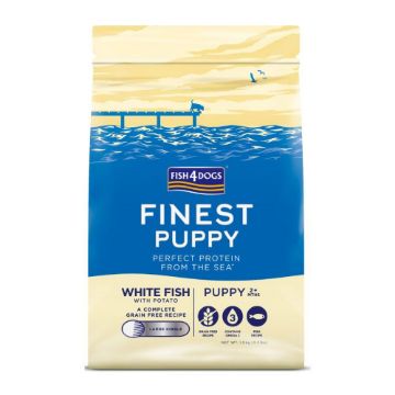 Picture of Fish4Dogs Finest Puppy White Fish Large Kibble 1.5kg (NEW)