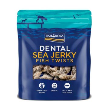 Picture of Fish4Dogs Dental Sea Jerky Fish Twists 100g x 10