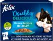Picture of Felix AGAIL Cat Pouch Doubly Delicious Ocean Recipes Jelly 85g x 12-Pack x 4