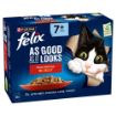 Picture of Felix AGAIL 7+ Senior Cat Pouch Meaty Selection 85g 12-Pack x 4