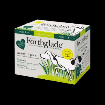 Picture of Forthglade Complete Grain Free Adult Variety Lamb/Turkey 395g 12pk x 1