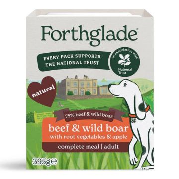 Picture of Forthglade Gourmet Dog Beef & Wild Boar with Root Veg & Apple 395g x 7