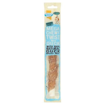 Picture of Good Boy Pawsley & Co. Dog Treats MEGA Chewy Twist with Duck 70g x 18