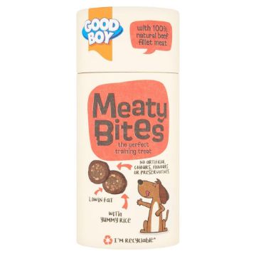 Picture of Good Boy Meaty Bites Beef & Rice 70g x 6
