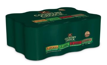 Picture of Gelert Country Choice Dog Cans Mixed Chunks in Jelly 400g x 12