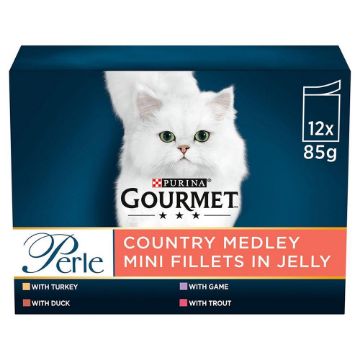 Picture of Gourmet Perle Pouch - Country Medley in Jelly 85g 12-Pack x 4
