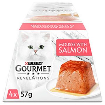 Picture of Gourmet Revelations Pots Salmon in Gravy 57g 4pk x 6