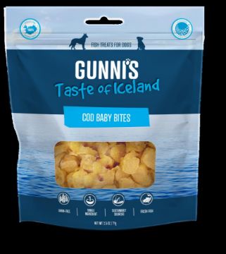 Picture of Gunni's Fish Dog Treats Cod Baby Bites 80g x 1