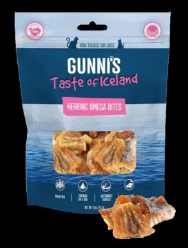 Picture of Gunni's Fish CAT Treats Herring Omega Bites 42.5g x 1