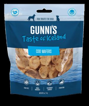 Picture of Gunni's Fish Dog Treats Cod Wafers 85g x 1