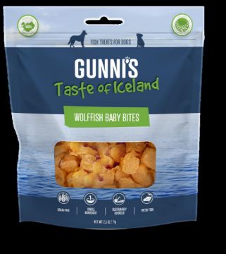 Picture of Gunni's Fish Dog Treats Wolffish Baby Bites 85g x 1