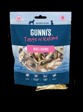 Picture of Gunni's Fish Dog Treats Whole Herrings 255g x 1
