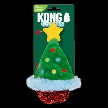 Picture of 2026 KONG Christmas Cat Crackles Christmas Tree Green x 3