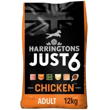 Picture of Harringtons Just 6 Adult Dog Chicken 12kg