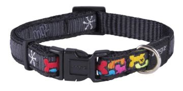 Picture of Rogz Multi Bone Small (Jelly Bean) Adjustable Collar 8"-12" x 1