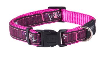 Picture of Rogz Pink Love XL (Armed Response) Adjustable Collar 17"-29" x 1