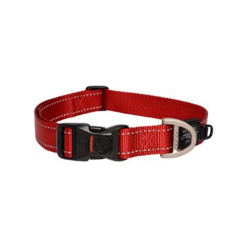 Picture of Rogz Utility Red Extra Large (Lumberjack) Side Release Adjustable Collar 17" - 29" x 1