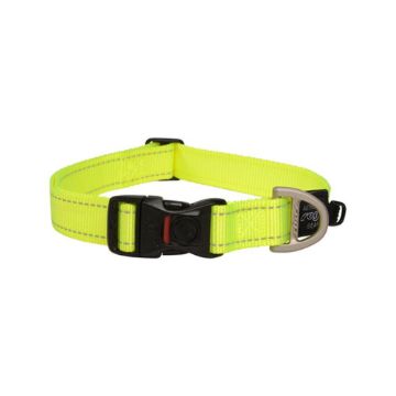 Picture of Rogz Utility Dayglow Yellow Extra Large Side Release Adjustable Collar 17" - 29" x 1