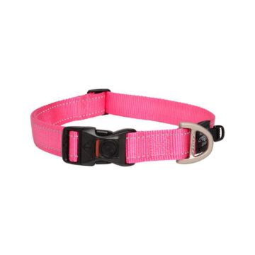 Picture of Rogz Utility Pink Extra Large (Lumberjack) Side Release Adjustable Collar 17" - 29" x 1