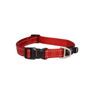 Picture of Rogz Utility Red Large (Fanbelt) Side Release Adjustable Collar 13" - 22" x 1