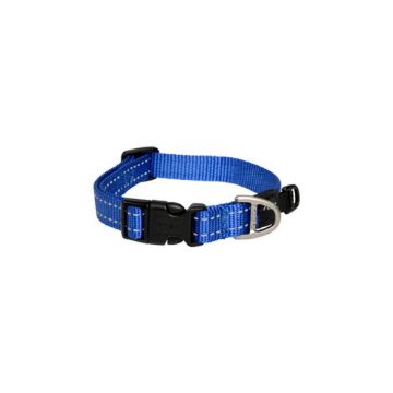 Picture of Rogz Utility Blue Medium (Snake) Side Release Adjustable Collar 10"-16" x 1