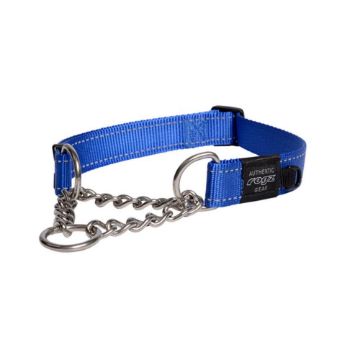 Picture of Rogz Utility Blue Extra Large (Lumberjack) Obedience Half-Check Collar 19" - 27" x 1
