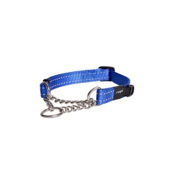 Picture of z [DISC] Rogz Utility Blue Medium (Snake) Obedience Half-Check Collar 10"-16" x 1