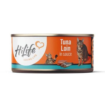 Picture of z [DISC] HiLife 'ION' Cat Can Luxury Tuna Loin in Sauce 70g x 12