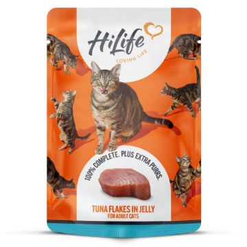Picture of HiLife 'ION' Cat Pouch Complete Tuna Flake 70g x 18