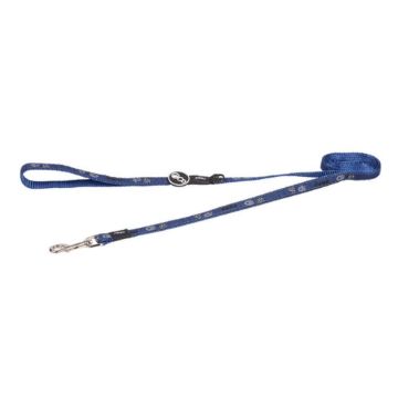 Picture of Rogz Navy Paw Small (Jelly Bean) Lead 12mm x 1.8m x 1