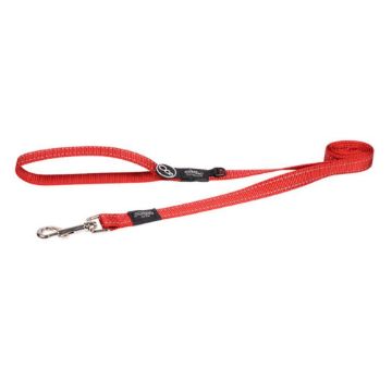 Picture of Rogz Utility Red Large (Fanbelt) Fixed Lead 1.2m x 1