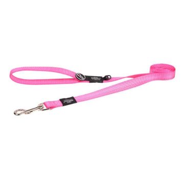 Picture of Rogz Utility Pink Large (Fanbelt) Fixed Lead 1.2m x 1
