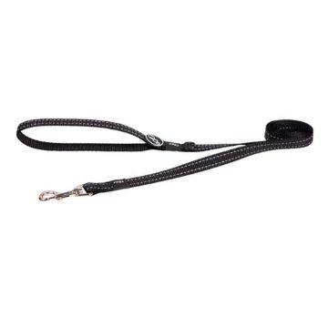 Picture of Rogz Utility Black Medium (Snake) Fixed Lead 1.2m x 1