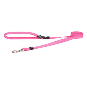 Picture of Rogz Utility Pink Medium (Snake) Fixed Lead 1.2m x 1