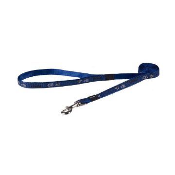 Picture of Rogz Navy Paw Medium (Scooter) Lead 1.4m x 1