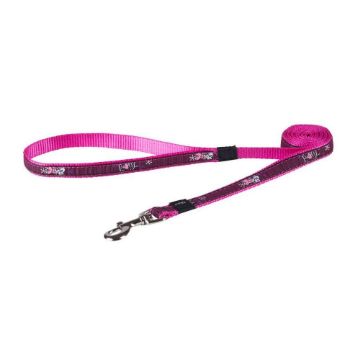 Picture of Rogz Pink Love Medium (Scooter) Lead 1.4m x 1